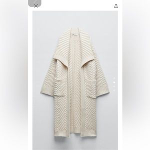 Zara Oversized Maxi Cardigan